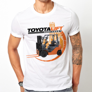 Design de T-shirt par creative gravity pour Toyota Lift Northwest | Design #20142331