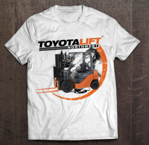 T-shirt Design by creative gravity for Toyota Lift Northwest | Design: #20148323