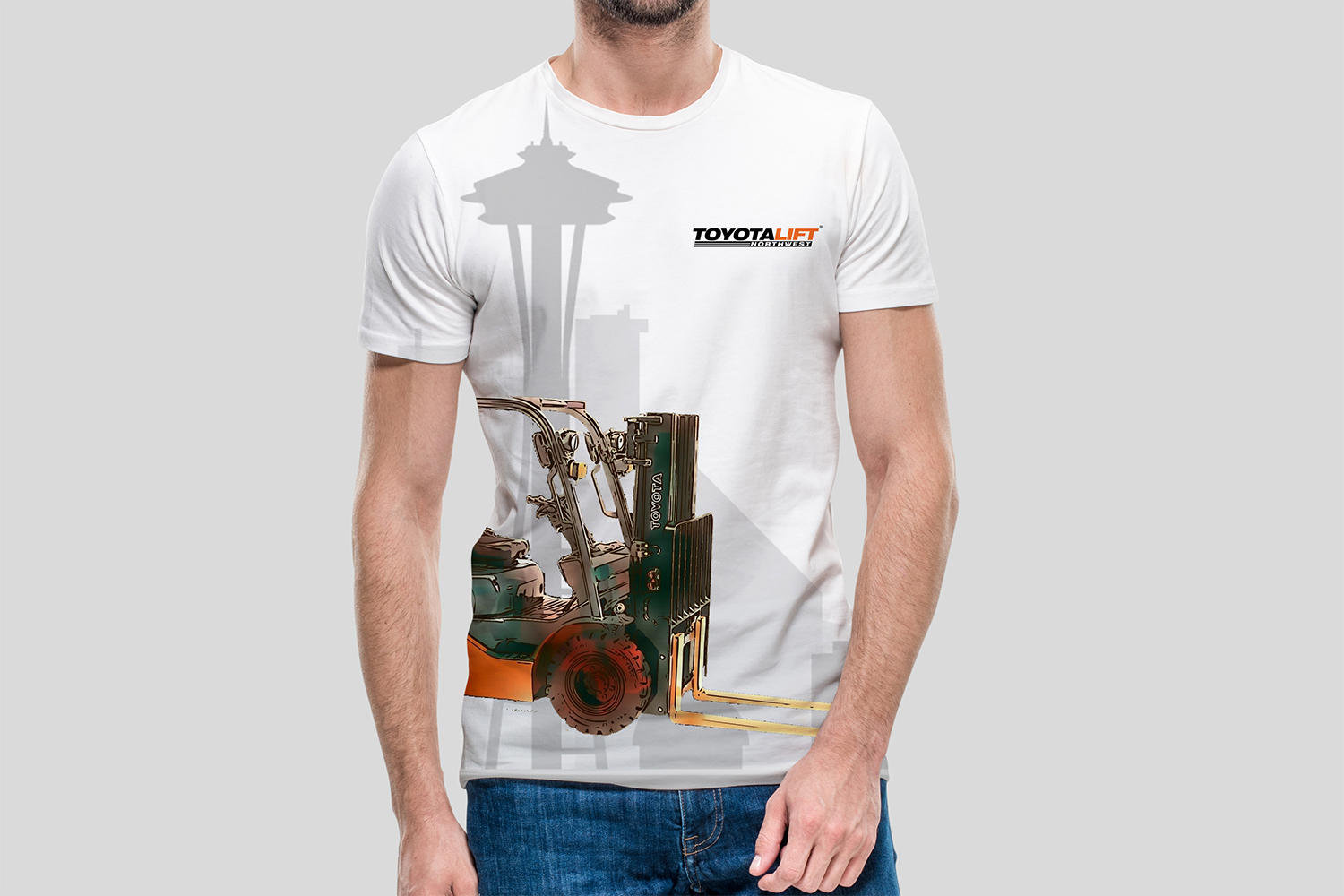 Diseño de Camiseta por onixdesign para Toyota Lift Northwest | Diseño #20118679