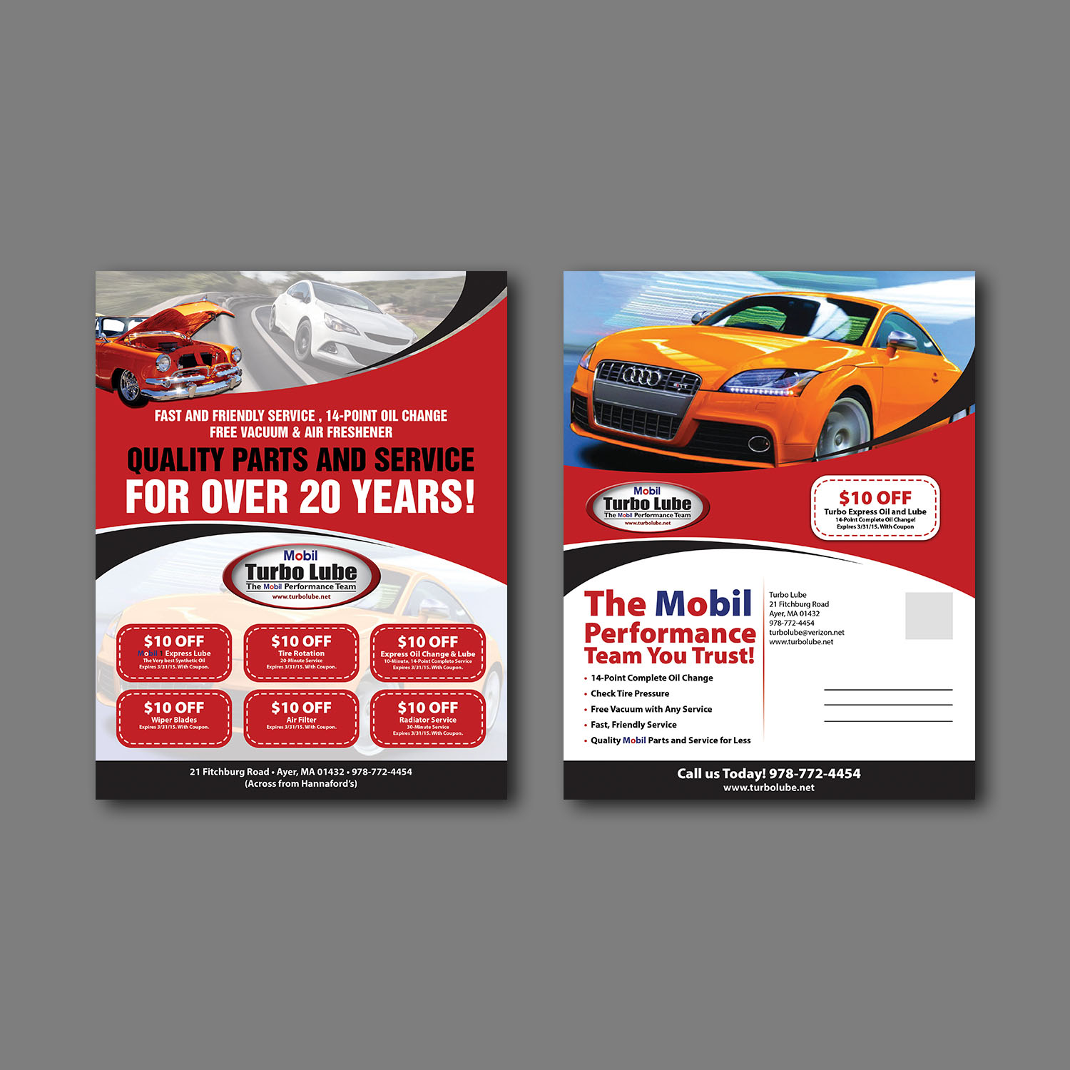 Postcard Design by aspiremedia for Turbo Lube | Design #20112930