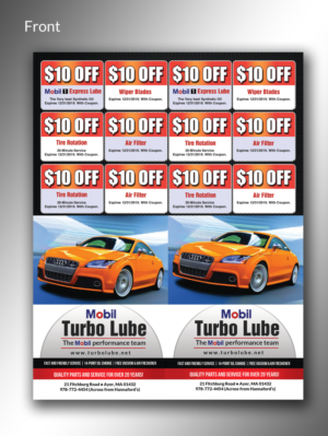Postcard Design by innovative earth for Turbo Lube | Design: #20110073