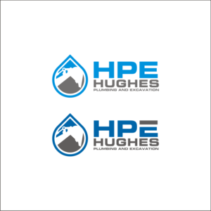 Logo Design by java land for Hughes Plumbing and Excavation | Design: #20386137