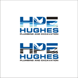 Logo Design by java land for Hughes Plumbing and Excavation | Design: #20711179