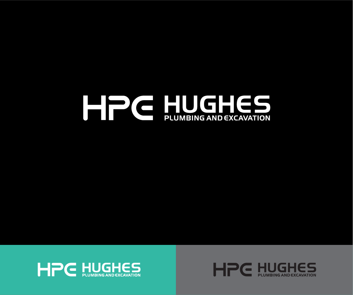 Logo Design by bluejet for Hughes Plumbing and Excavation | Design #20770824