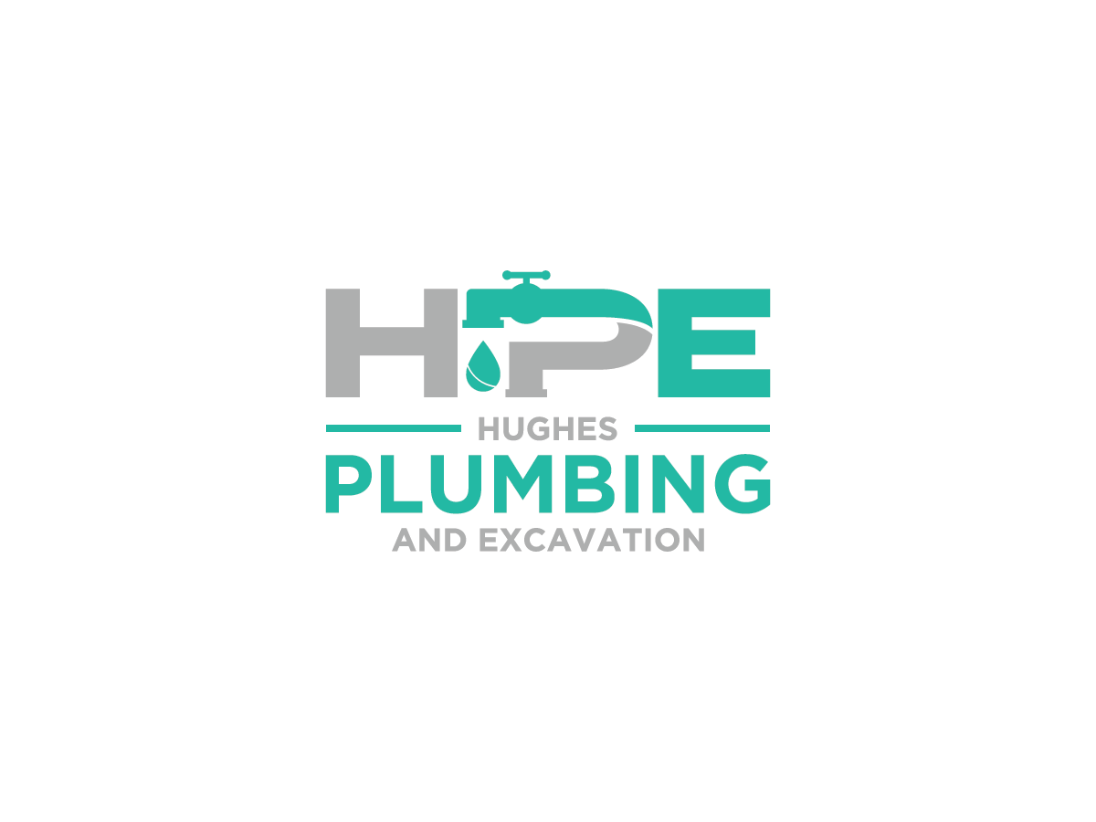 Logo Design by Bima Shankara for Hughes Plumbing and Excavation | Design #20249323