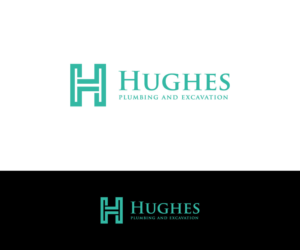 Logo-Design von designmind78 für Hughes Plumbing and Excavation | Design: #20118376