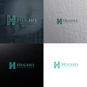 Logo-Design von designmind78 für Hughes Plumbing and Excavation | Design: #20118377