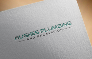 Logo Design by shimul Graphic for Hughes Plumbing and Excavation | Design: #20210739