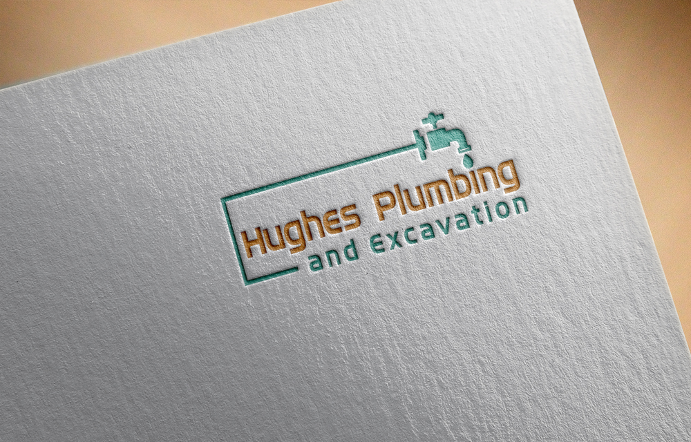 Logo Design by Faiz  Graphic design for Hughes Plumbing and Excavation | Design #20211164