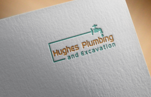 Logo Design by shimul Graphic for Hughes Plumbing and Excavation | Design: #20211164