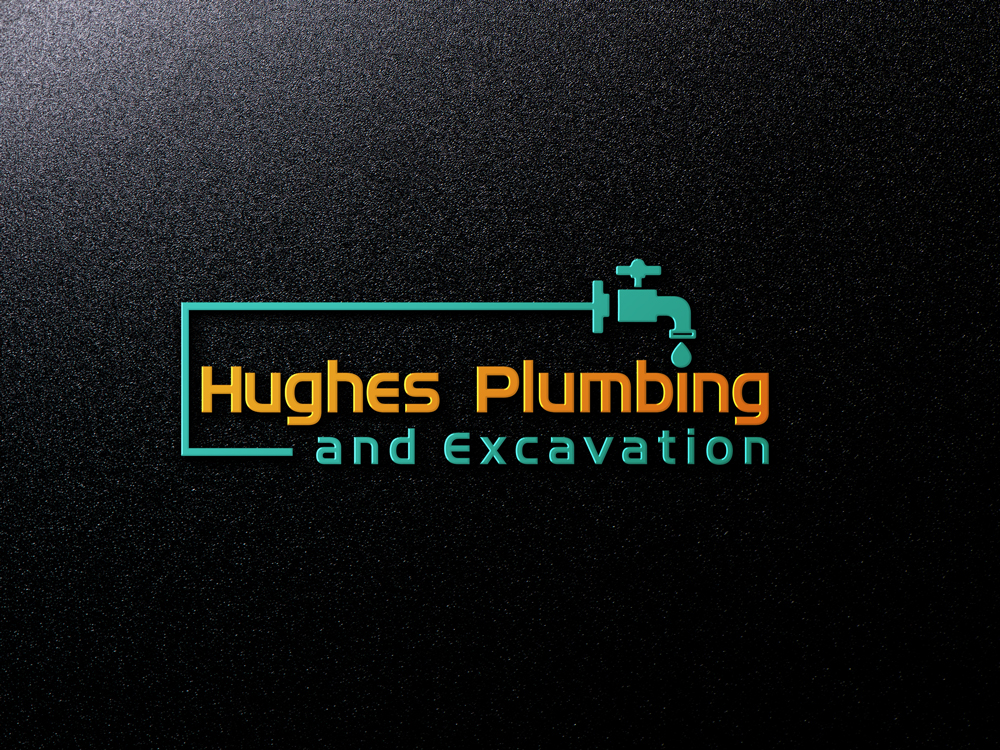 Logo Design by Faiz  Graphic design for Hughes Plumbing and Excavation | Design #20211166