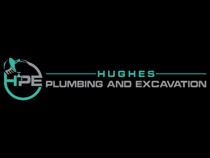 Logo Design by James7382 for Hughes Plumbing and Excavation | Design #20155550