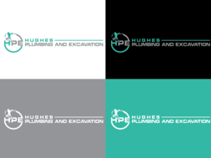 Logo Design by James7382 for Hughes Plumbing and Excavation | Design: #20155551