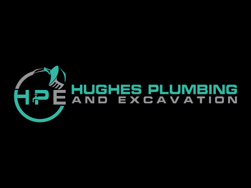 Logo Design by James7382 for Hughes Plumbing and Excavation | Design #20164446