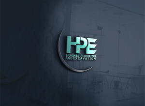 Logo Design by Guddu Kumar for Hughes Plumbing and Excavation | Design: #20755237