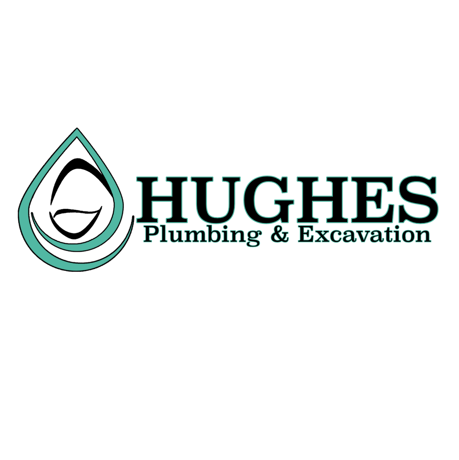 Logo Design by shiner.1 for Hughes Plumbing and Excavation | Design #20140743