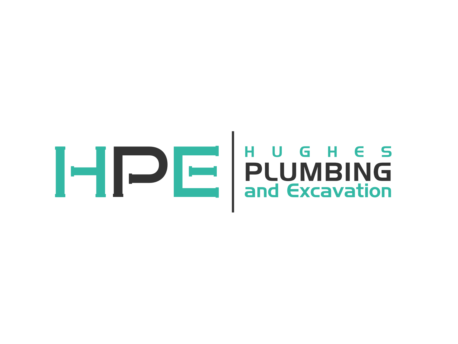 Logo Design by R16 for Hughes Plumbing and Excavation | Design #20248138
