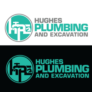 Logo-Design von sherman für Hughes Plumbing and Excavation | Design: #20250657