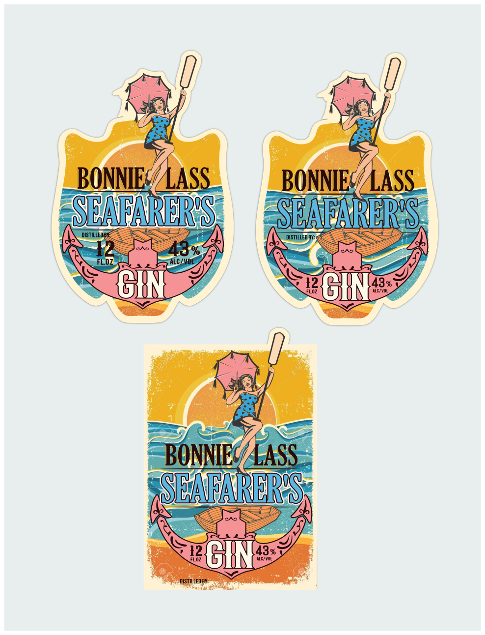 Verpackungs-Design von Giovanni für BONNIE LASS CHARTERS | Design #20174220