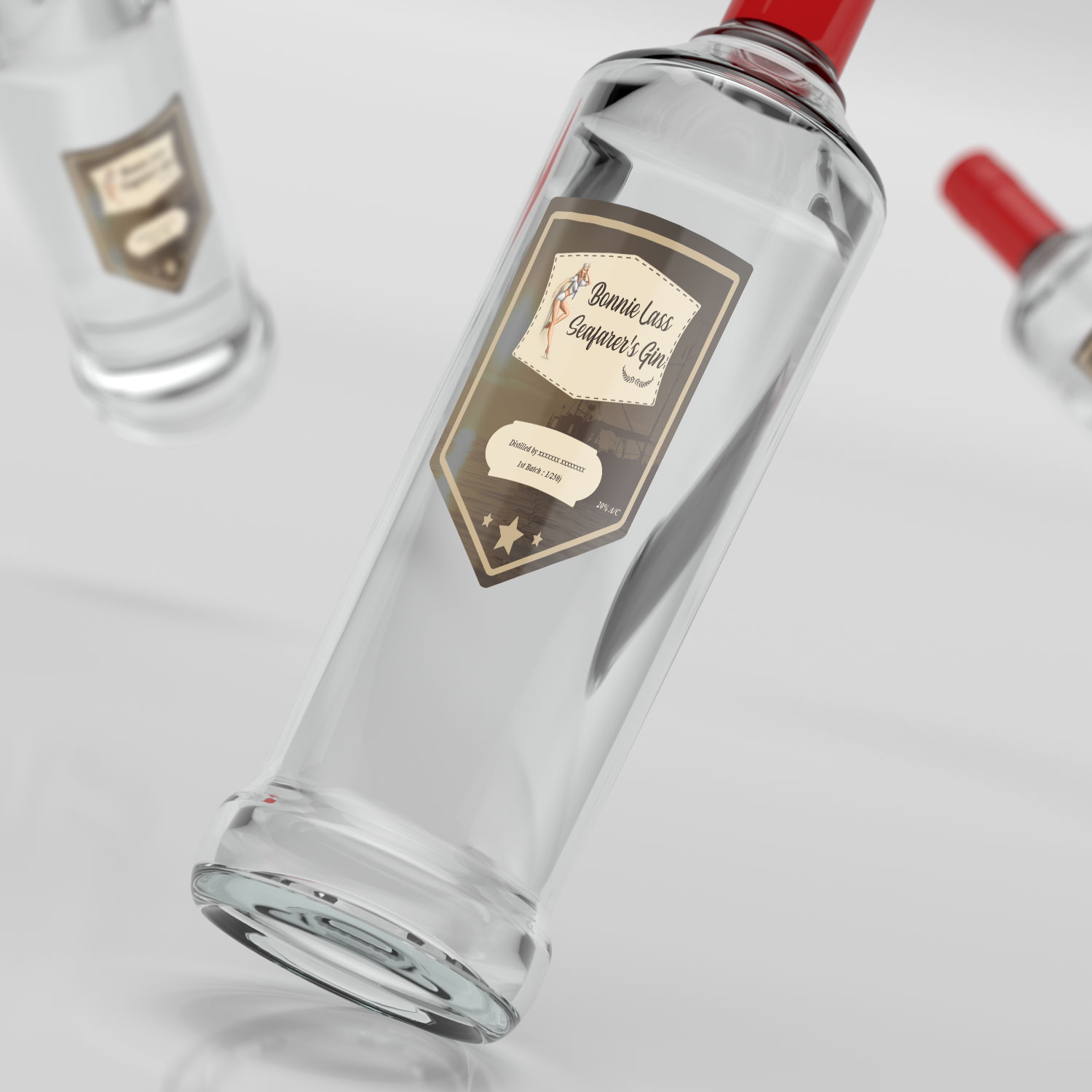 Packaging Design by veeBC for BONNIE LASS CHARTERS | Design #20169109