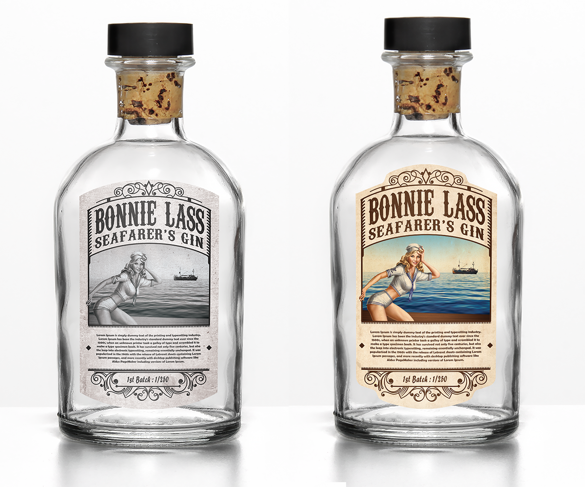 Verpackungs-Design von el_shekoo7 für BONNIE LASS CHARTERS | Design #20169632