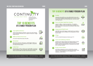 Flyer Design by Achiver for Continuity | Design: #20148927