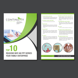 Flyer Design by Schöpfer for Continuity | Design: #20122729