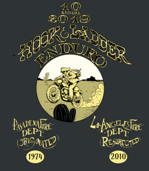 Event T-Shirt - Hook & Ladder Enduro 2019 | T-Shirt-Design von Tomi Ax