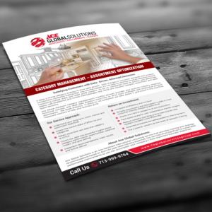 Marketing Brochure:  Category Management – Assortment Optimization | Diseño de Flyer por GraphicsGuru