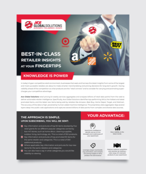Retailer Insights Marketing Brochure | Design de Flyer par vcreatived