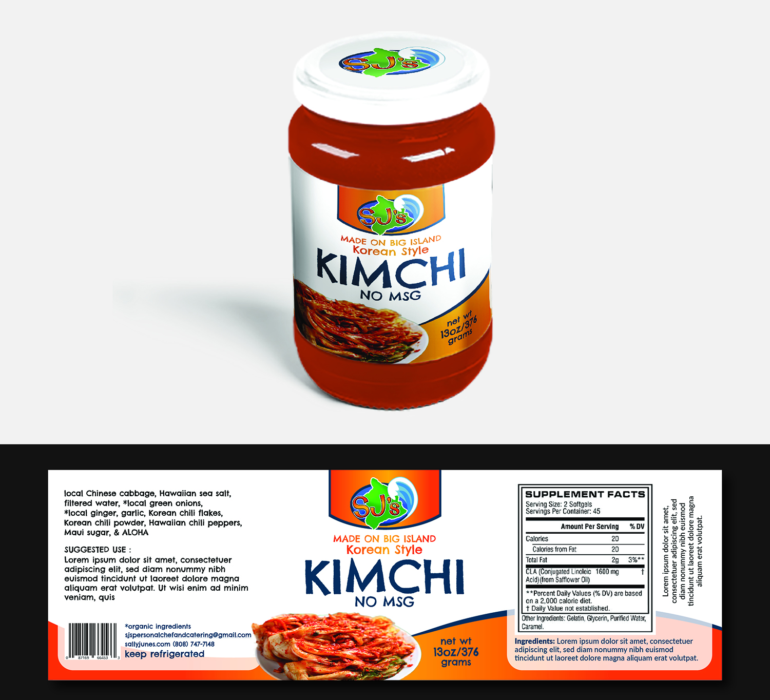 Label Design by Deziners Zone for SJ'S | Design #20133992