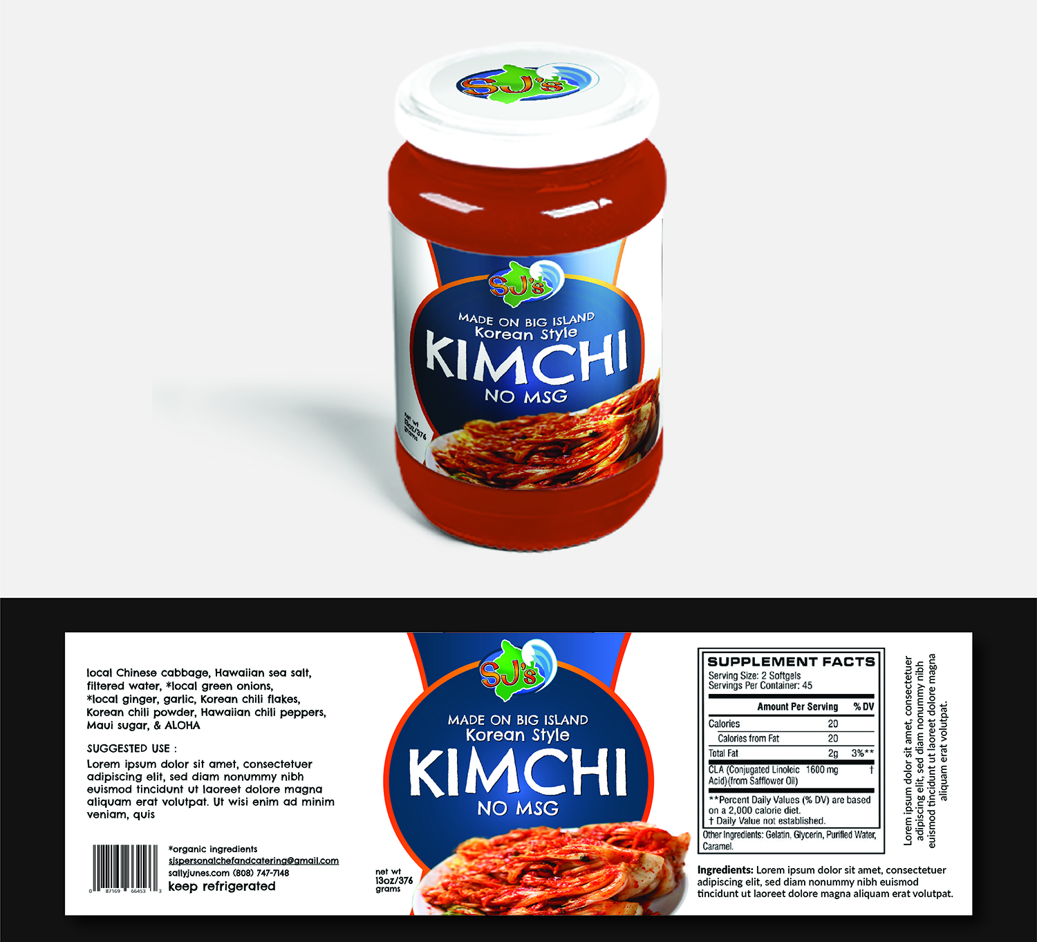 Label Design by Deziners Zone for SJ'S | Design #20133993