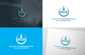 QCE - Quality Construction & Electric | Logo Design by fatiyadesign
