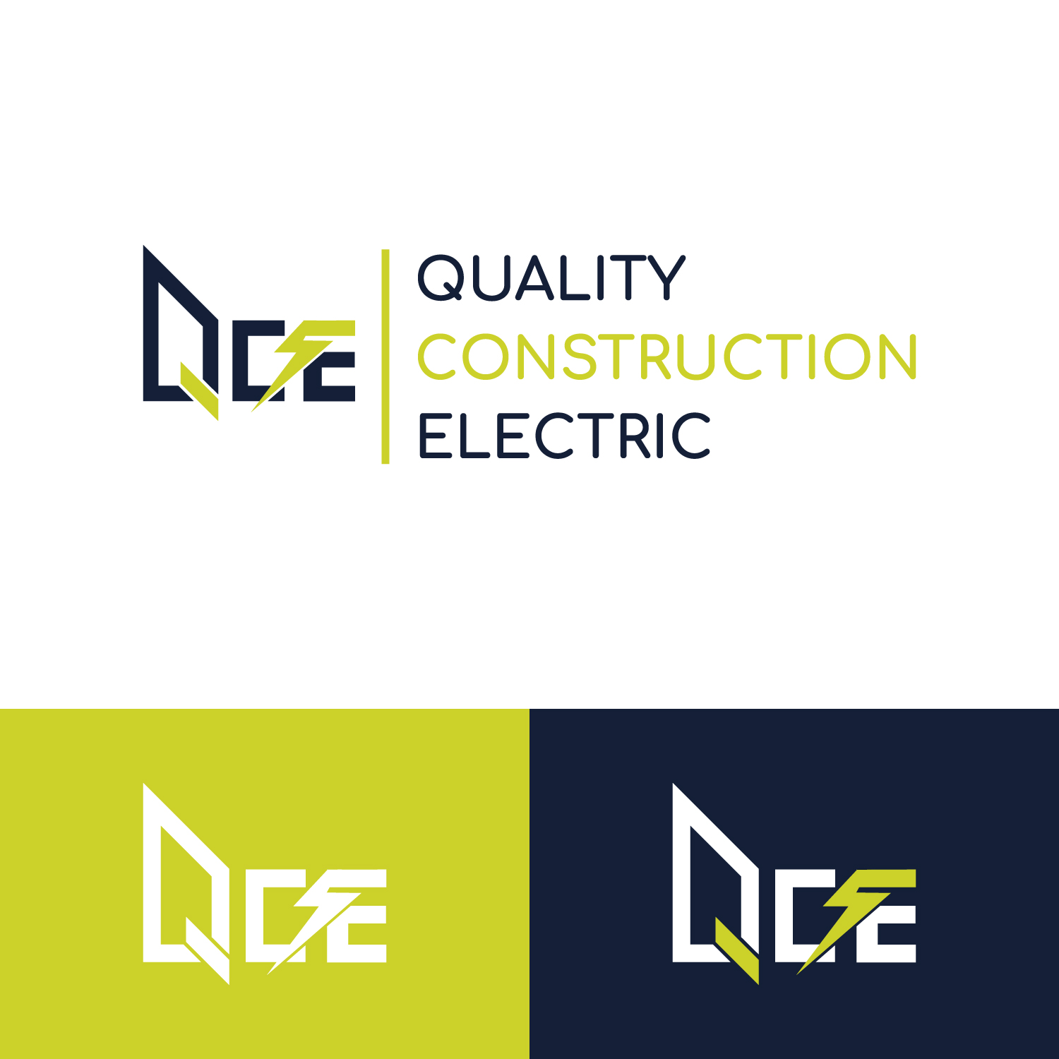 Logo Design by BluuStudio for Quality Construction& Electrical | Design #20132451