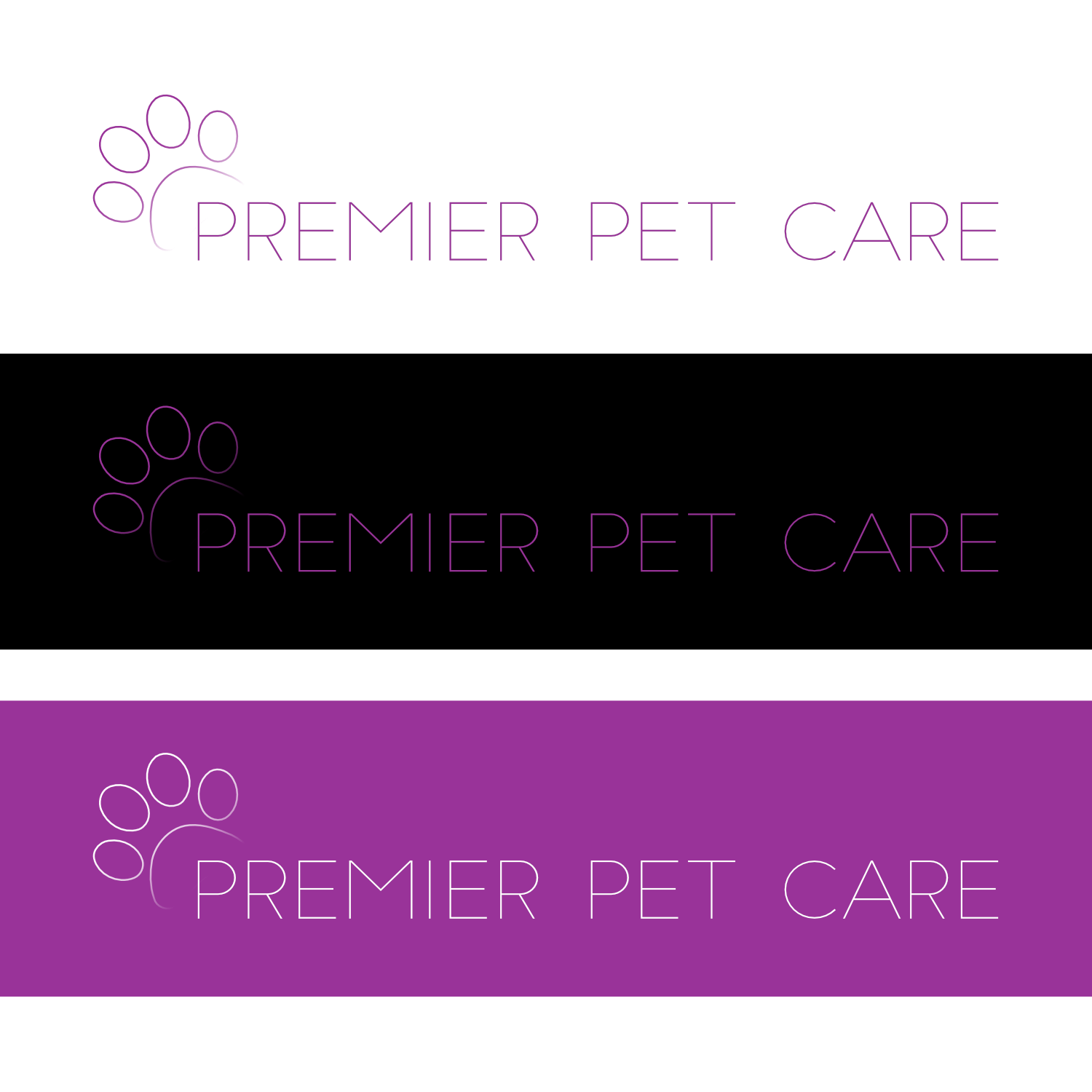 Logo Design by FollowTheRiver for Premier Pet Care | Design #20170471