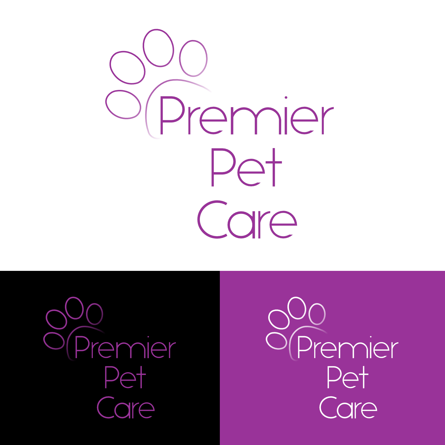 Logo Design by FollowTheRiver for Premier Pet Care | Design #20178974