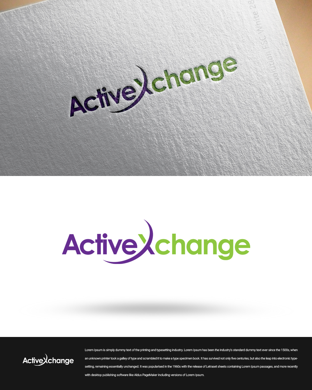 Logo Design by zingodesigns258 for ActiveXchange | Design #20134382