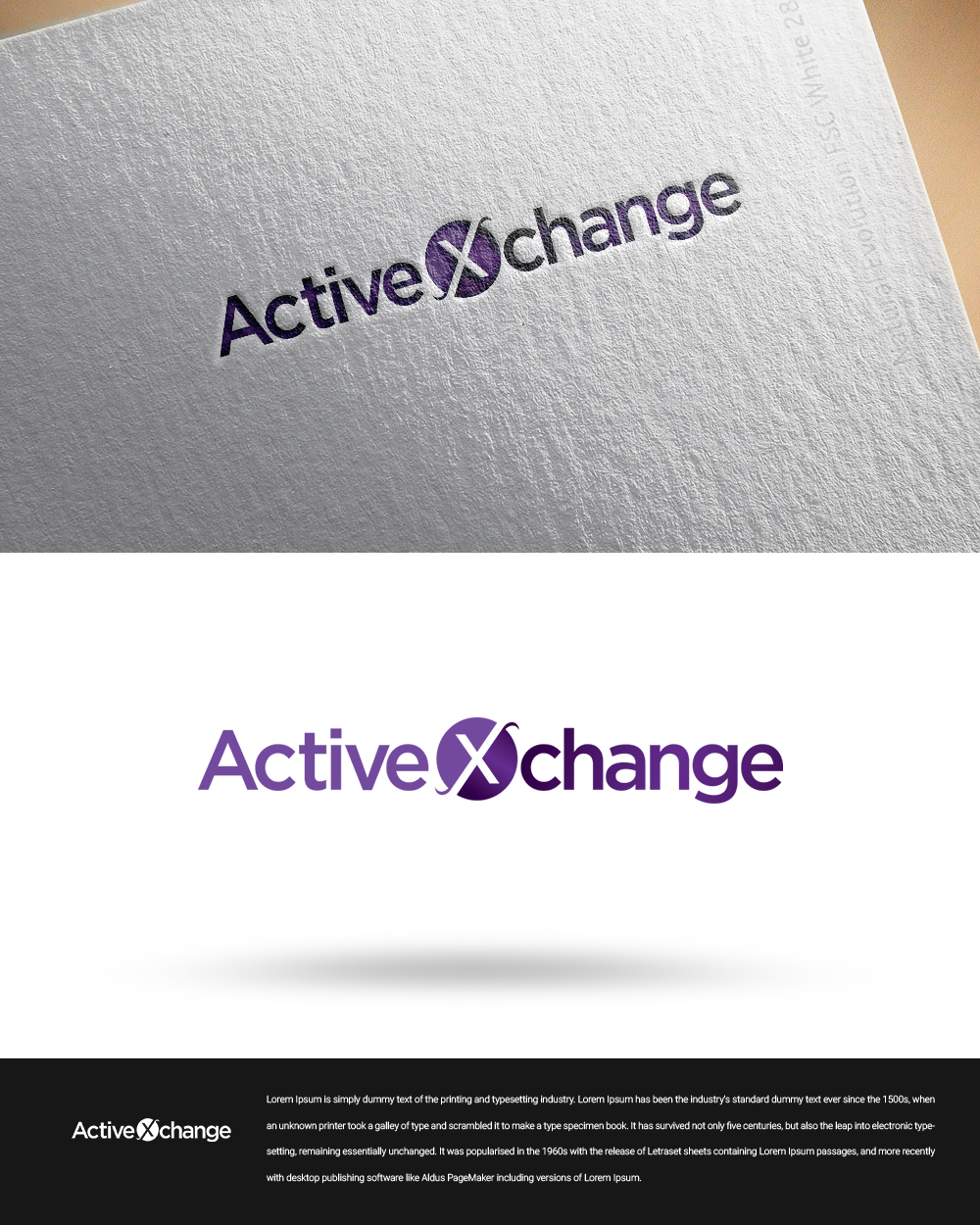 Logo Design by zingodesigns258 for ActiveXchange | Design #20134383