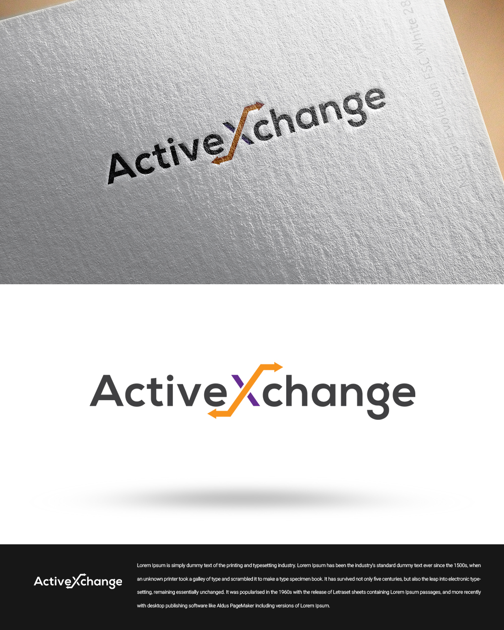 Logo Design by zingodesigns258 for ActiveXchange | Design #20146236