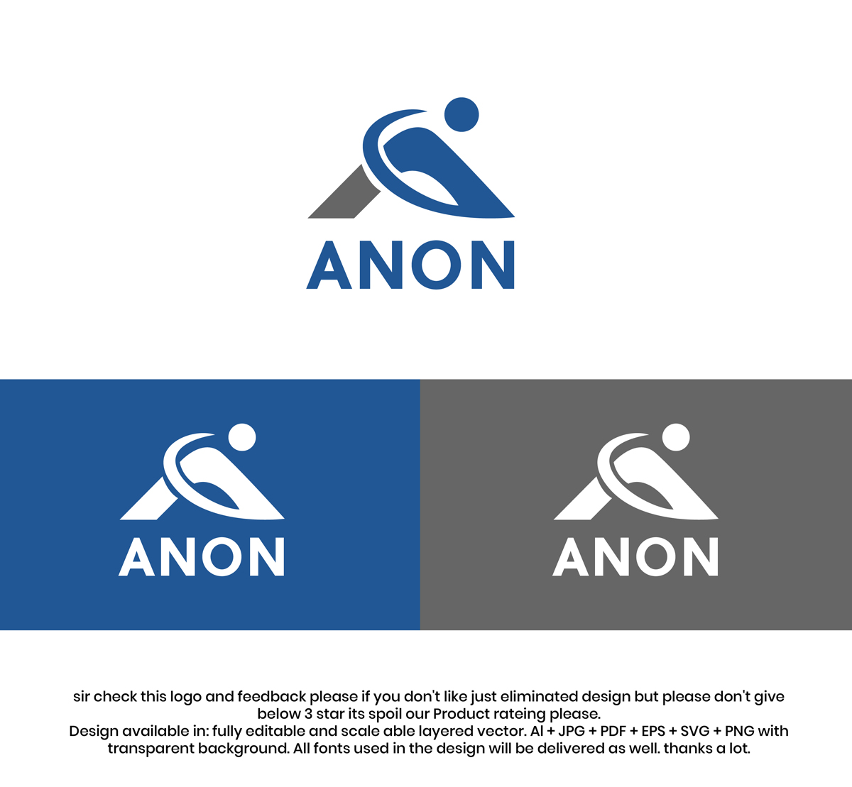 Logo-Design von Aqeel Momin für Anon Consulting GmbH | Design #20125446