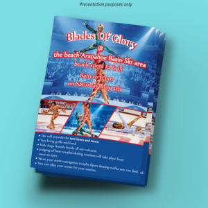 Blades Of Glory @ the beach Arapahoe Basin Ski area   | Design de Flyer par JanuXart