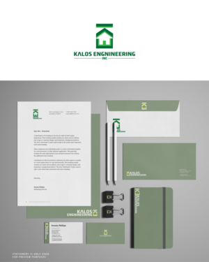 Logo Design by GenArt for Kalos Engineering Inc. | Design: #20125080