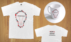 Create T-Shirt, Coffee Mug and Night Light Design for: #BeTheLight4Inclusion | Diseño de Camiseta por MNM