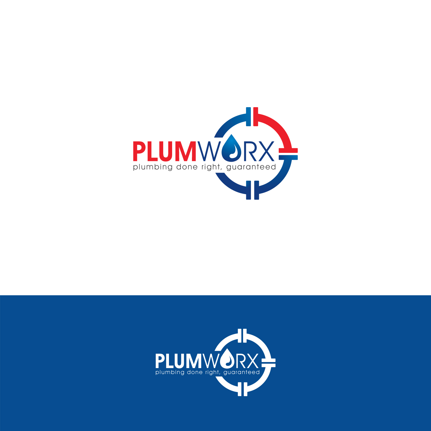 Logo Design by Maxo-Biz for Plumworx pty ltd | Design #20135411