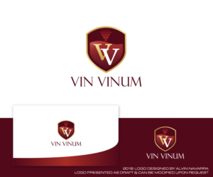 Logo Design by alvinnavarra for Vin Vinum s.r.o. | Design: #20141005