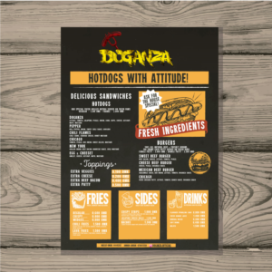 Menu Design by RebecaParra for this project | Design: #20130200