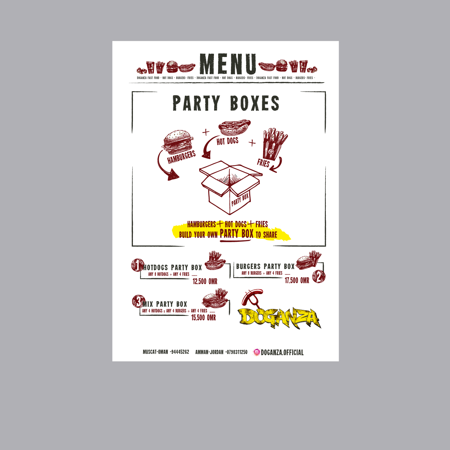 Design de Menu par RebecaParra pour ce projet | Design #20228848