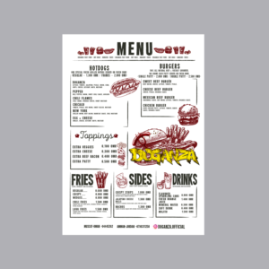 Menu Design by RebecaParra for this project | Design: #20228849