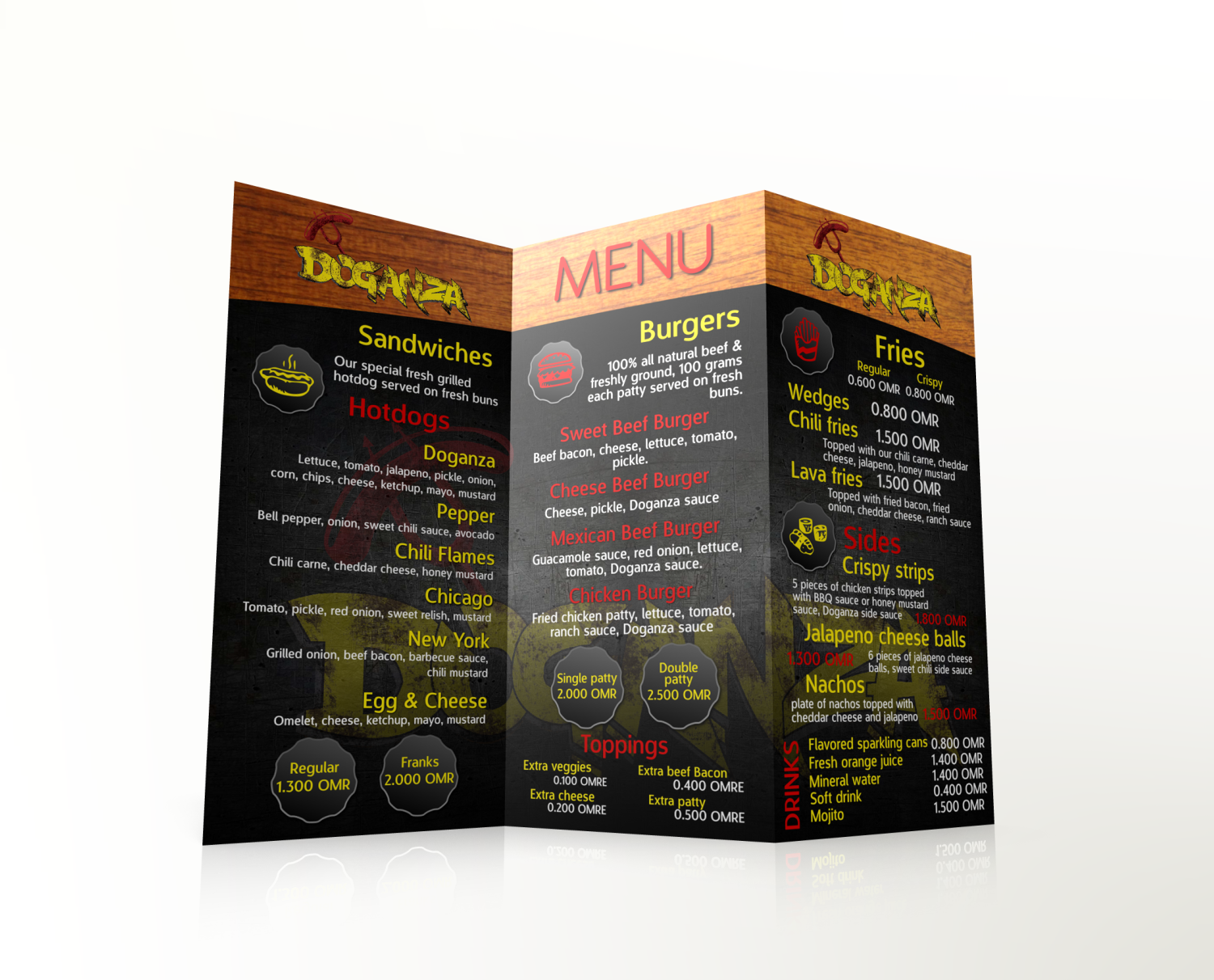 Menu Design by Giovanni for this project | Design #20139608