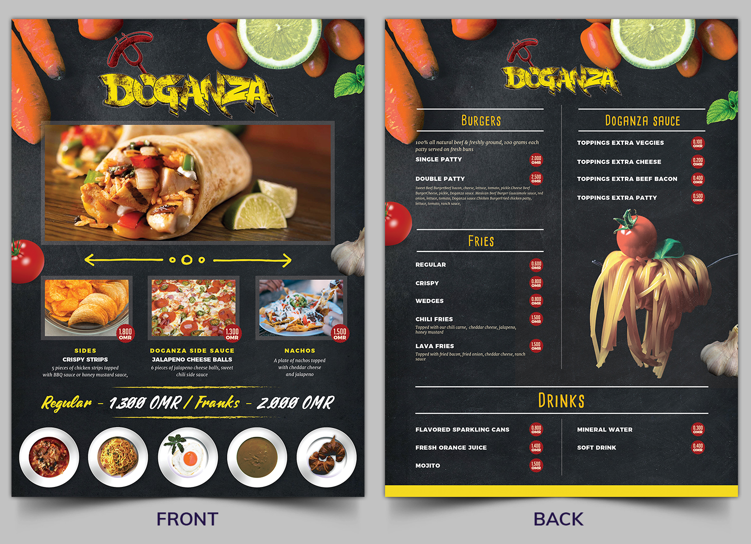 Menu Design by SAI DESIGNS for this project | Design #20160904